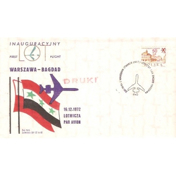 Inauguracyjny lot  Warszawa-Bagdad